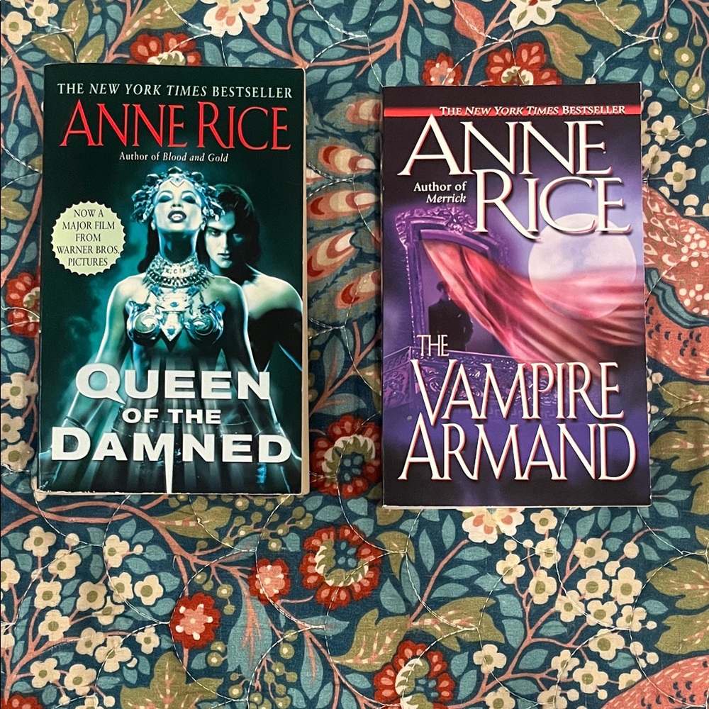 Anne Rice Book Set - Queen of the Damned & The Vampire Armand